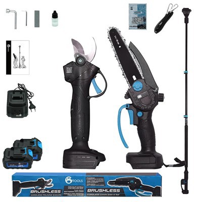 Conjunto de ferramentas de jardim sem fio